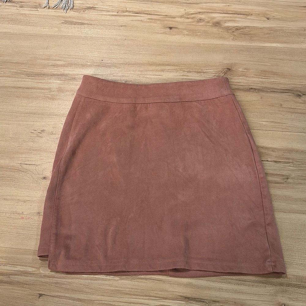 Super soft light pink straight skirt!